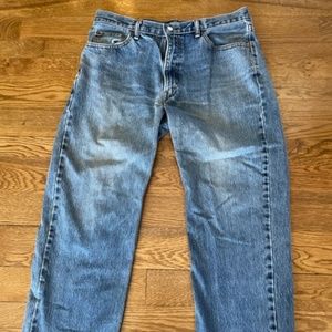 Levis 550 Jeans, 36" x 29", Nicely Broken-In